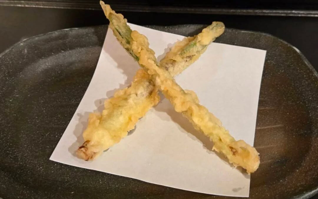 ★行事にんにく天と新玉ねぎ天★
