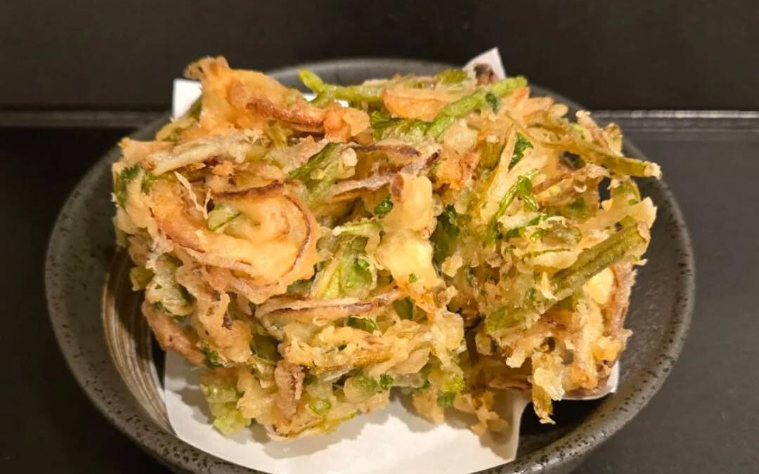 ★セリと玉ねぎのかき揚げ★