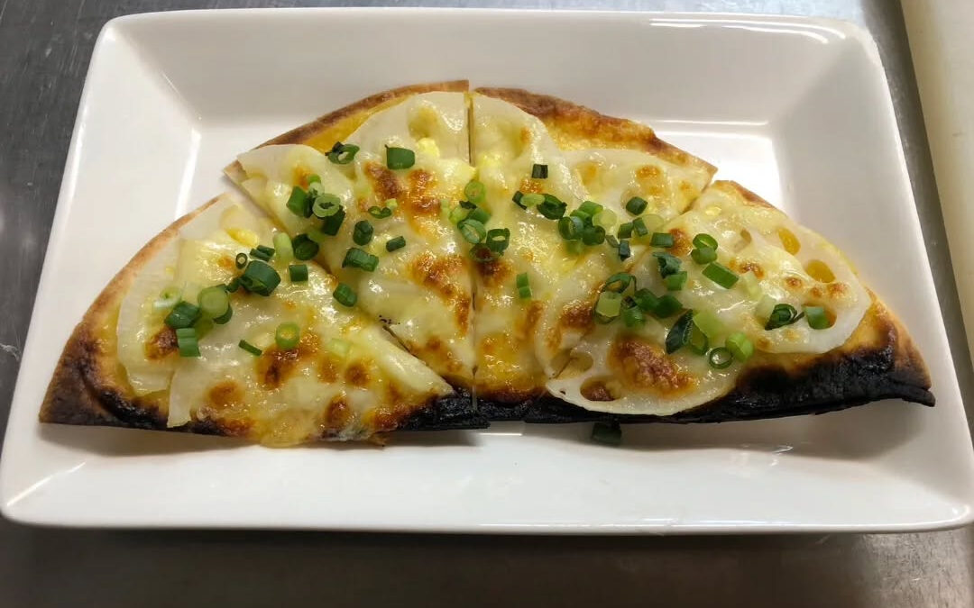 ★シャキシャキ新蓮根のピザ★