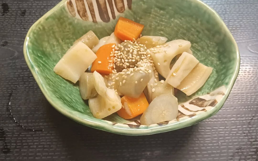 ★新蓮根と新ゴボウの金平★