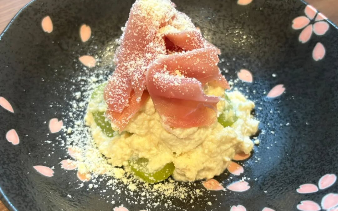 ★シャインマスカットと生ハムの白和え★