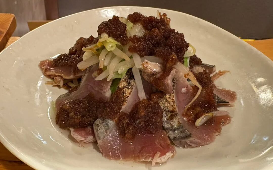 ★カツオタタキ背脂ニンニク★