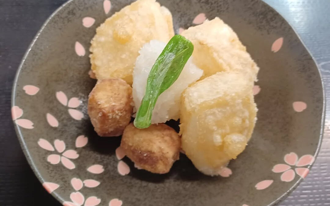 ★里芋と餅の揚げ出し★